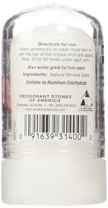 Crystal Thai Deodorant Stone Thai Natural Crystal Push-Up Stick